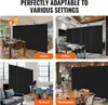Ruimteverdelers met 4 panelen, privacy scherm van stof, Productafbeelding-voorbeeld 7