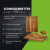 KESPER Taglieri con supporto 3 pezzi, legno di acacia Anteprima dell’immagine prodotto 9