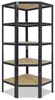 shelfplaza BLACK 180x70x40cm Cornered Shelf v černá Náhled obrázku produktu 1
