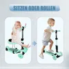 2-in-1 Kinder Roller Scooter mit Abnehmbarem Sitz Produktbild-Vorschau 4