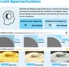 LED Badspiegel 80cm Rund Badspiegel mit Bluetooth Uhr Produktbild-Vorschau 5