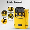 Wiltec Sacoche sac à dos étanche pour porte-bagages jaune – Voir les images du produit 7