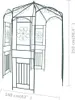 vidaXL Rosenpavillon 250 cm Dunkelgrün Produktbild-Vorschau 2