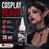 Kunstblut 20 ml Dickflüssig mit Dosierer – Rotes Halloween Produktbild-Vorschau 3