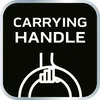 A graphic indicating a carrying handle feature. Náhľad obrázku produktu