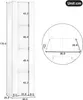 MODFU  Vitrine Highboard Beistellschrank mit Glastrennwand Produktbild-Vorschau 7
