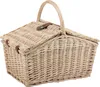 Picknickkorb geflochtene Weide 4 Pers + Zubehör 23 tlg. √ Produktbild-Vorschau 3