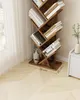 VASAGLE Standregal in Baumform, Bücherregal, 20 x 38 x Produktbild-Vorschau 5