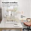 VonHaus Steh-Sitz Schreibtischaufsatz, Hell Holz 80 x 40 cm Produktbild-Vorschau 3