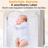 Beistellbett Baby Bettseitiger Bassinet für Neugeborene Produktbild-Vorschau 3