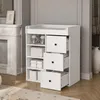 Commode à langer Flieks avec 3 tiroirs et étagère, commode Voir les images du produit 2