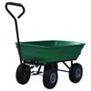 vidaXL Benne de jardin 300 kg 75 L Vert Voir les images du produit 1