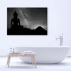 Leinwandbild buddha aurora borealis landschaft 120x80 cm Produktbild-Vorschau 2