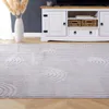 Teppich BOW waschbar 200 x 300 grau mit Shaggy Bogenmuster Produktbild-Vorschau 3