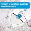 A steam mop cleaning a tiled floor. Produktbild-Vorschau