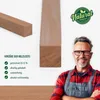 Holzleiste - Mahagoni gehobelt - 20 x 20 x 1000 mm Produktbild-Vorschau 4