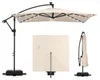 Parasol COSTWAY 250 cm z podstawą, oświetleniem LED i Podgląd zdjęcia produktu 1