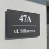 Sillar Adressschild Hausnummer personalisiert Metall Produktbild-Vorschau 1