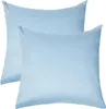 Bettwäsche 200x220 + 2er 80x80 cm Eisblau Bettbezug Produktbild-Vorschau 6