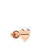 LIEBESKIND BERLIN Damen-Ohrstecker Edelstahl (roségold) Produktbild-Vorschau 3