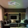 LED Deckenleuchte, stahl, dimmbar Fernbedienung RGB LED, L Produktbild-Vorschau 5