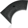 A black, curved, grate-like object is shown against a white background. Voir les images du produit