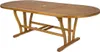 Milani Home - Tavolo Ovale Allungabile In Legno Di Acacia Anteprima dell’immagine prodotto 3
