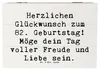 Mr. & Mrs. Panda Geschenkbox Spruch 82. Geburtstag 22 x 15 Produktbild-Vorschau 1