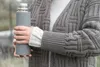 Knit Factory Bobby Lange Strickjacke - Cappuccino - 36/38 Produktbild-Vorschau 6