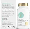 A product shot of a bottle of Cosphera Mönchspfeffer capsules next to its packaging. Produktbild-Vorschau
