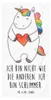 Mr. & Mrs. Panda Reisehandtuch Einhorn Herz - Weiß - Produktbild-Vorschau 1