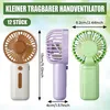 12 Stück Mini Handventilator Tragbar, Batteriebetriebener Produktbild-Vorschau 6