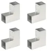 vidaXL Pfostenverbinder 4 Stk. L-Form Verzinktes Metall 81 Produktbild-Vorschau 7