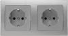 ChiliTec DELPHI Set 2 prises + cadre double 250V~/ 16A, Voir les images du produit 7