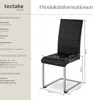 tectake® Set Schwingstuhl Bettina gepolstert mit Produktbild-Vorschau 5