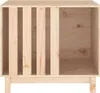 vidaXL Buda dla psa 70x50x62 cm z litego drewna sosnowego Podgląd zdjęcia produktu 4