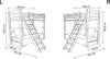 Hochbett 90x200 cm mit Schlafsofa 140x200 cm Couch in Produktbild-Vorschau 5