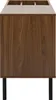 Miliboo - Dunkles Holz Vinyl-Aufbewahrungsbuffet mit Produktbild-Vorschau 5