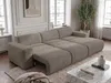 AX LIVING Wohnlandschaft mit Schlaffunktion Ruyam Hellbraun Produktbild-Vorschau 2
