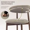 Lot de 4 Chaises, robustes et élégantes, style nordique Voir les images du produit 4
