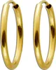 Creolen Gelbgold 333 8 Karat 20mm flexibel Produktbild-Vorschau 1
