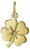trendor 21643 Kleeblatt Anhänger Gold 333/8K 14x10 mm Produktbild-Vorschau 1