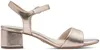 Tamaris Damen Sandalette Sandale Metallic Lack Blockabsatz Produktbild-Vorschau 13