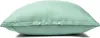 A light green pillow is shown from the side against a white background. Produktbild-Vorschau