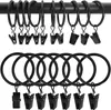 100er-Pack Vorhangringe mit Clips, 1,5 Zoll Produktbild-Vorschau 1