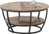 Couchtisch Jambi - Ø87x44cm - Metall/Mangoholz Produktbild-Vorschau 2