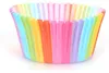 100 bunte Cupcake-Förmchen, Papierbackförmchen für Produktbild-Vorschau 2