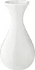 Vase Solo Flaschenform Porzellan 13cm Ø6cm weiß Produktbild-Vorschau 1