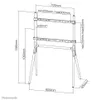 Neomounts NM-M1000BLACK Supporto per TV a pavimento 37-70" Anteprima dell’immagine prodotto 10