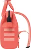 A side view of a coral-colored backpack. Produktbild-Vorschau